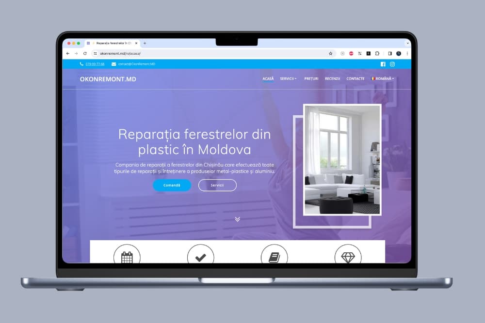 OkonRemont.md - Compania de reparații a ferestrelor din Chișinău